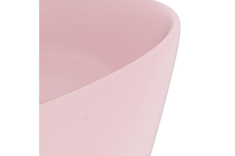 Ylellinen pesuallas pyöreä matta pinkki 40x15 cm keraamiikka - Talo & remontointi - Keittiö & kylpyhuone - Kylpyhuone - Pesualtaat - Pesuallas