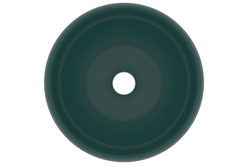 Ylellinen pesuallas pyöreä matta tummanvihreä 40x15 cm - Talo & remontointi - Keittiö & kylpyhuone - Kylpyhuone - Pesualtaat - Pesuallas