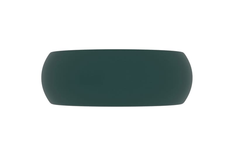 Ylellinen pesuallas pyöreä matta tummanvihreä 40x15 cm - Talo & remontointi - Keittiö & kylpyhuone - Kylpyhuone - Pesualtaat - Pesuallas