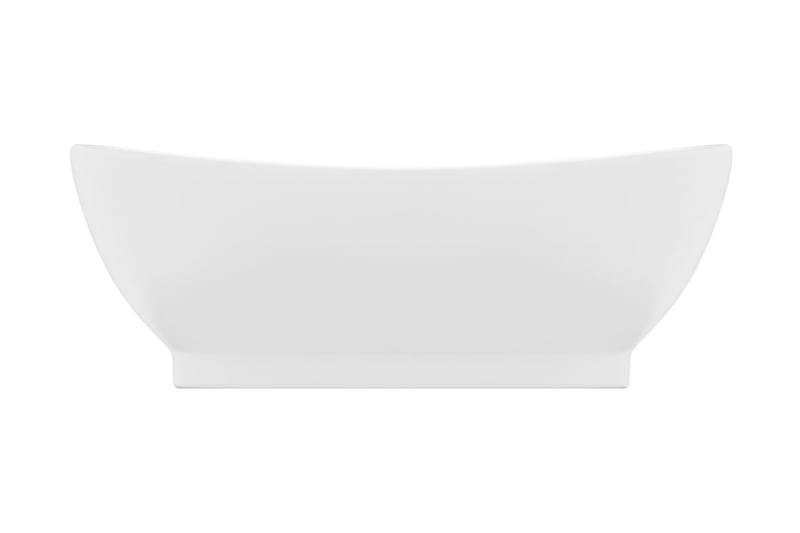 Ylellinen pesuallas ovaali matta valkoinen 58,5x39 cm - Talo & remontointi - Keittiö & kylpyhuone - Kylpyhuone - Pesualtaat - Pesuallas