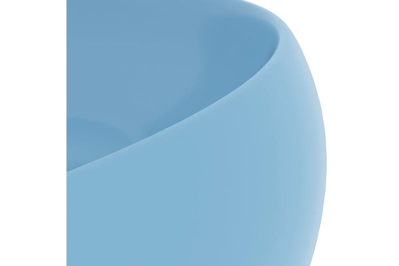 Ylellinen pesuallas pyöreä matta vaaleansininen 40x15cm - Talo & remontointi - Keittiö & kylpyhuone - Kylpyhuone - Pesualtaat - Pesuallas