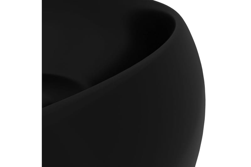 Ylellinen pesuallas pyöreä matta musta 40x15 cm keraami - Talo & remontointi - Keittiö & kylpyhuone - Kylpyhuone - Pesualtaat - Pesuallas