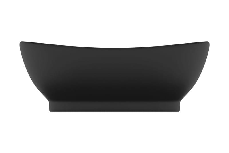 Ylellinen pesuallas ovaali matta musta 58,5x39 cm keraami - Talo & remontointi - Keittiö & kylpyhuone - Kylpyhuone - Pesualtaat - Pesuallas