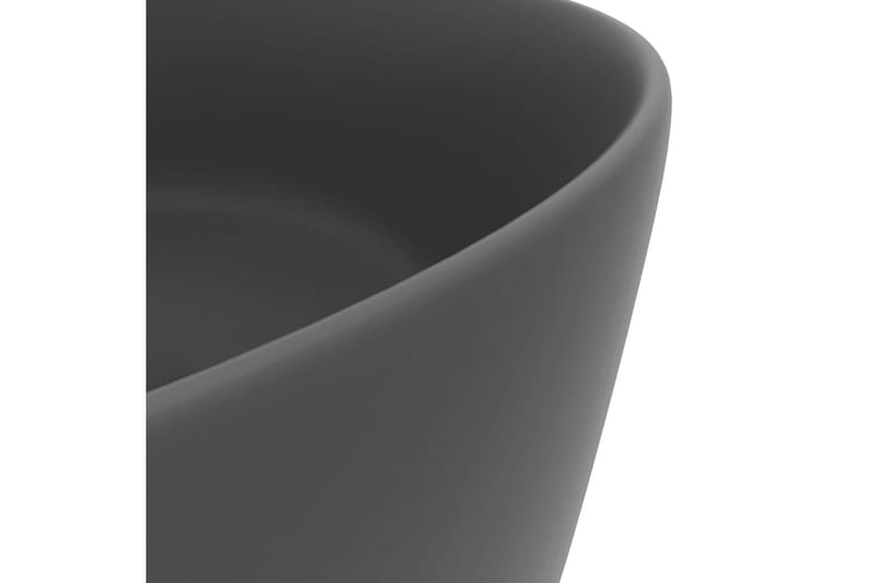 Ylellinen pesuallas pyöreä matta tummanharmaa 40x15 cm - Talo & remontointi - Keittiö & kylpyhuone - Kylpyhuone - Pesualtaat - Pesuallas