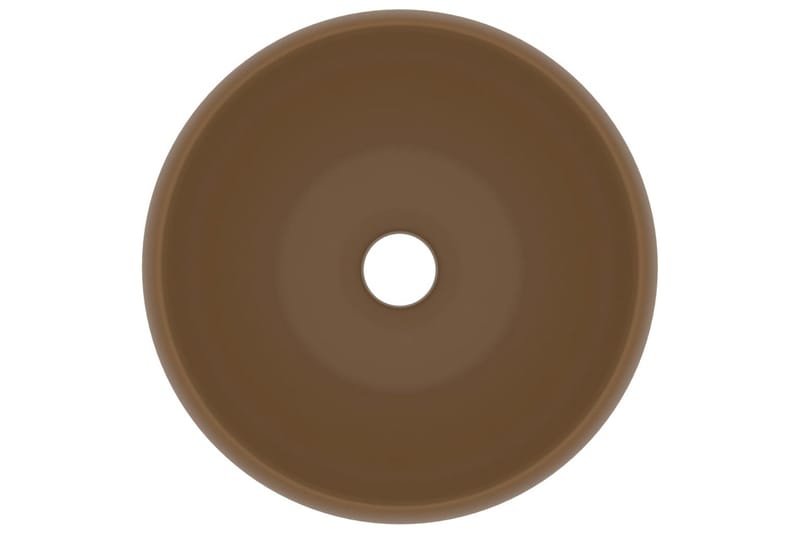 Ylellinen pesuallas pyöreä matta kerma 40x15 cm keraami - Talo & remontointi - Keittiö & kylpyhuone - Kylpyhuone - Pesualtaat - Pesuallas