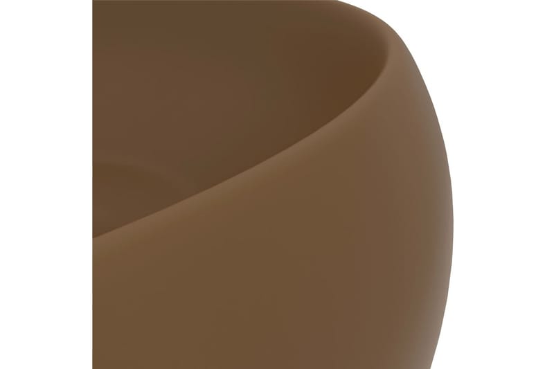 Ylellinen pesuallas pyöreä matta kerma 40x15 cm keraami - Talo & remontointi - Keittiö & kylpyhuone - Kylpyhuone - Pesualtaat - Pesuallas