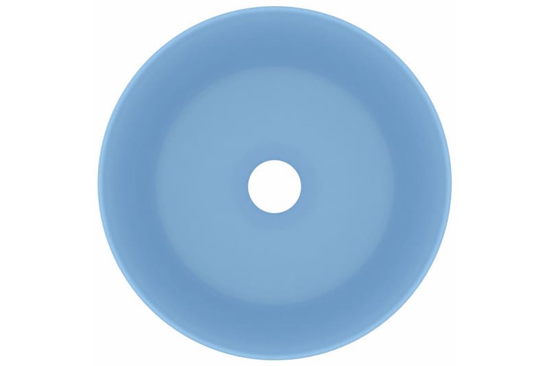 Ylellinen pesuallas pyöreä matta vaaleansininen 40x15cm - Talo & remontointi - Keittiö & kylpyhuone - Kylpyhuone - Pesualtaat - Pesuallas
