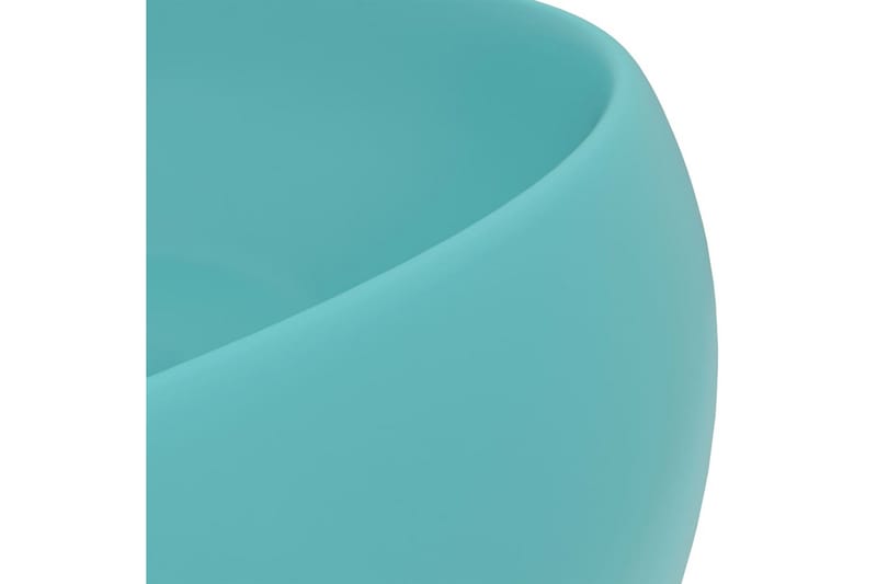 Ylellinen pesuallas pyöreä matta vaaleanvihreä 40x15 cm - Talo & remontointi - Keittiö & kylpyhuone - Kylpyhuone - Pesualtaat - Pesuallas