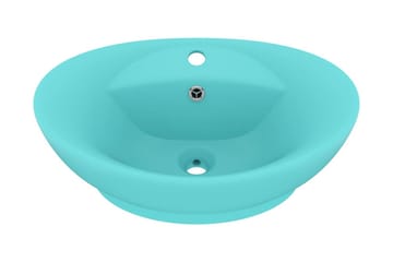 Ylellinen pesuallas ovaali matta vaaleavihreä 58,5x39cm - Talo & remontointi - Keittiö & kylpyhuone - Kylpyhuone - Pesualtaat - Pesuallas