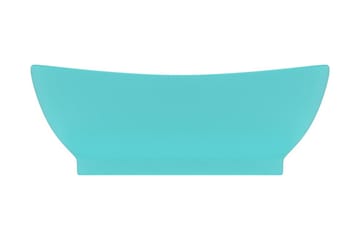 Ylellinen pesuallas ovaali matta vaaleavihreä 58,5x39cm - Talo & remontointi - Keittiö & kylpyhuone - Kylpyhuone - Pesualtaat - Pesuallas