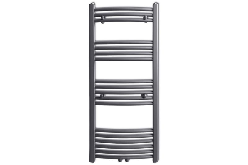 Kylpyhuoneen Keskuslämmitys Pyyheteline Kaareva 500x1160 mm - Harmaa - Talo & remontointi - Keittiö & kylpyhuone - Kylpyhuone - Pyyhekuivain - Pyyhekuivaimet vesikierto