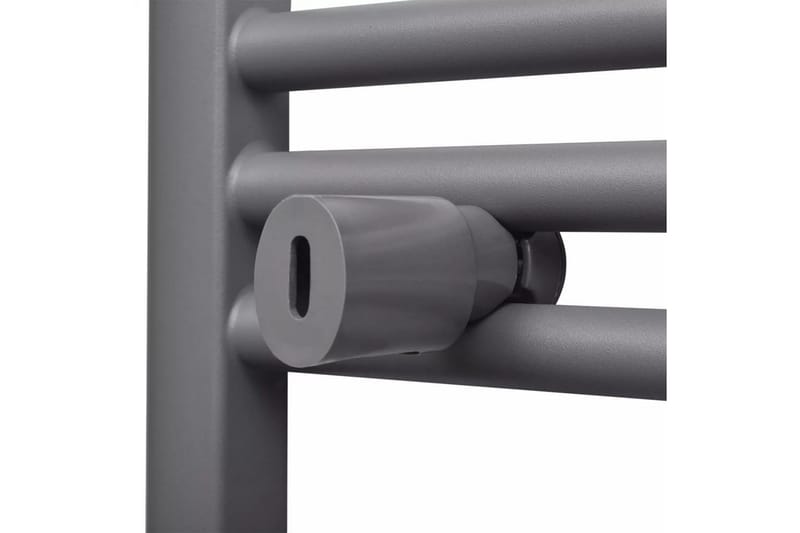 Kylpyhuoneen Keskuslämmitys Pyyheteline Kaareva 500x1160 mm - Harmaa - Talo & remontointi - Keittiö & kylpyhuone - Kylpyhuone - Pyyhekuivain - Pyyhekuivaimet vesikierto