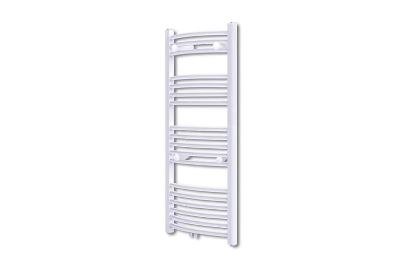 Kylpyhuoneen Keskuslämmitys Pyyheteline Kaareva 500x1160mm - Valkoinen - Talo & remontointi - Keittiö & kylpyhuone - Kylpyhuone - Pyyhekuivain - Pyyhekuivaimet vesikierto
