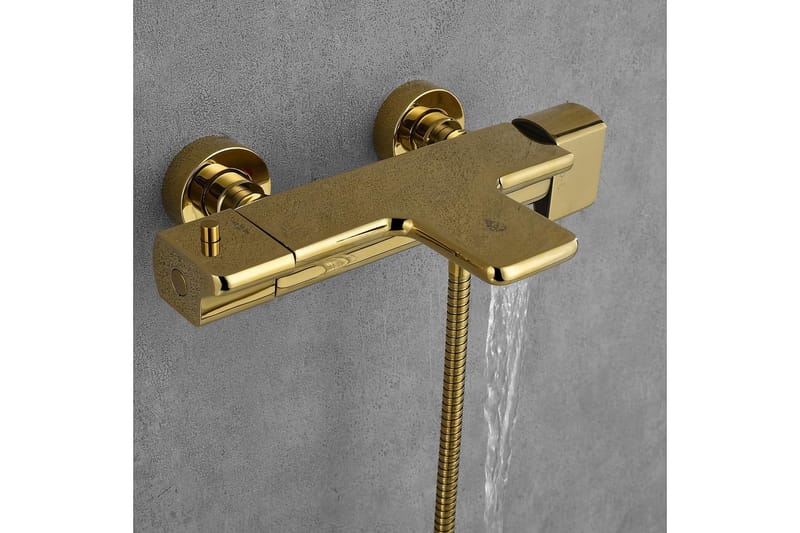 Bathlife Stimma Suihkusekoitin hanalla - Messinki - Talo & remontointi - Keittiö & kylpyhuone - Kylpyhuone - Sekoittajat & hanat - Ammehanat