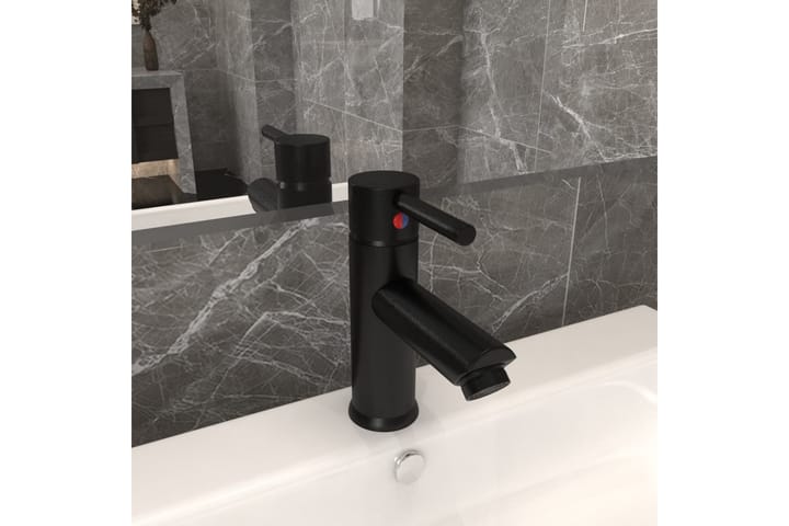 Kylpyhuoneen pesualtaan hana musta 130x176 mm - Ammehanat - Ammesekoittajat