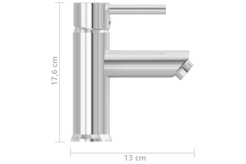 Kylpyhuoneen pesualtaan hana kromattu 130x176 mm - Talo & remontointi - Keittiö & kylpyhuone - Kylpyhuone - Sekoittajat & hanat - Ammehanat