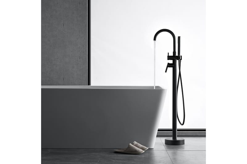 Bathlife Sippra Lattiasekoitin - Mattamusta - Talo & remontointi - Keittiö & kylpyhuone - Kylpyhuone - Sekoittajat & hanat - Lattiasekoittajat