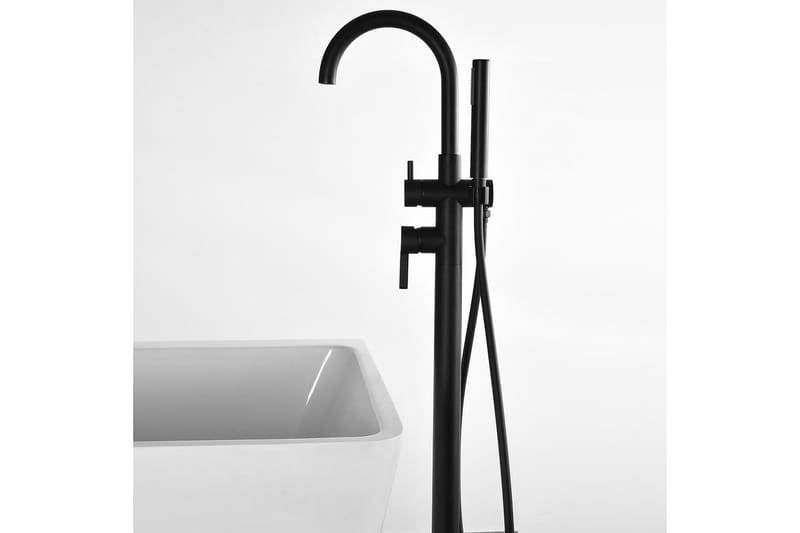Bathlife Sippra Lattiasekoitin - Mattamusta - Talo & remontointi - Keittiö & kylpyhuone - Kylpyhuone - Sekoittajat & hanat - Lattiasekoittajat