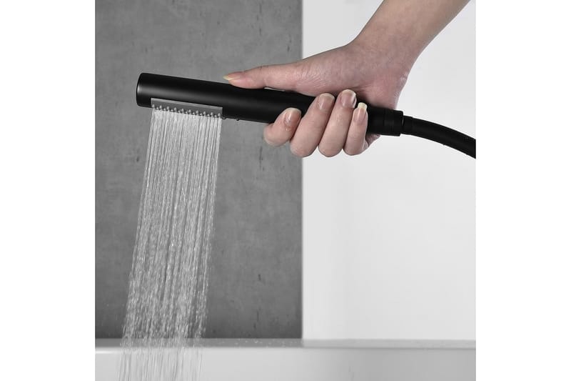 Bathlife Sippra Lattiasekoitin - Mattamusta - Talo & remontointi - Keittiö & kylpyhuone - Kylpyhuone - Sekoittajat & hanat - Lattiasekoittajat