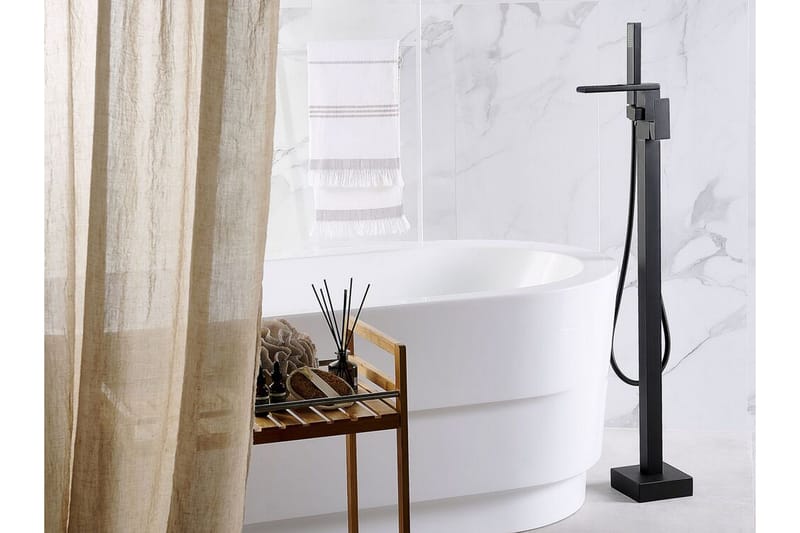 Kylpyammehana Lomongo Vapaasti seisova - Musta - Talo & remontointi - Keittiö & kylpyhuone - Kylpyhuone - Sekoittajat & hanat - Lattiasekoittajat