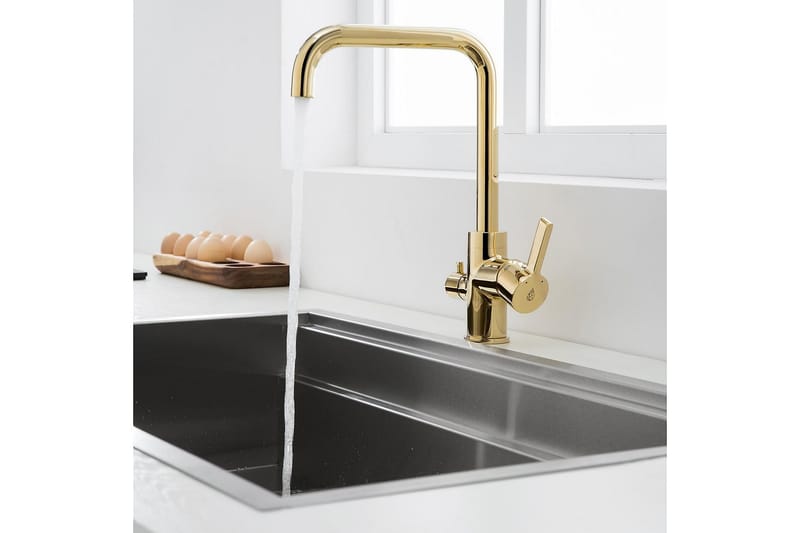 Keittiöhana Bathlife Atlant - Keltainen - Talo & remontointi - Keittiö & kylpyhuone - Kylpyhuone - Sekoittajat & hanat - Pesuallashanat