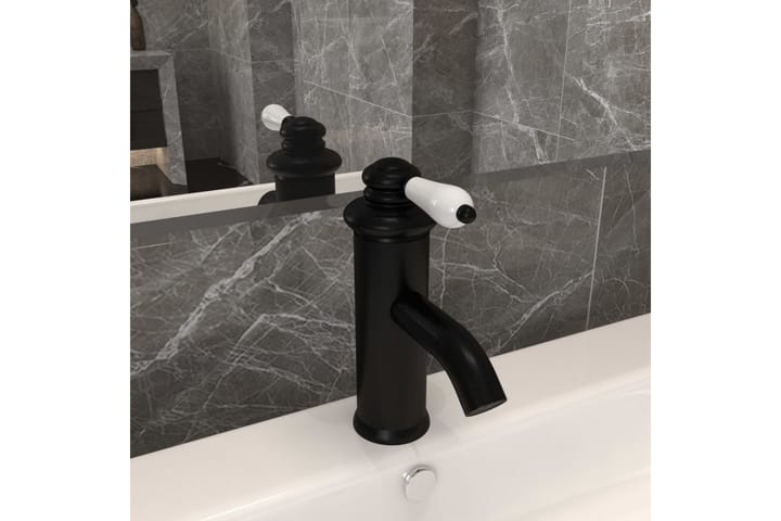 Kylpyhuoneen pesualtaan hana musta 130x180 mm - Pesuallashanat