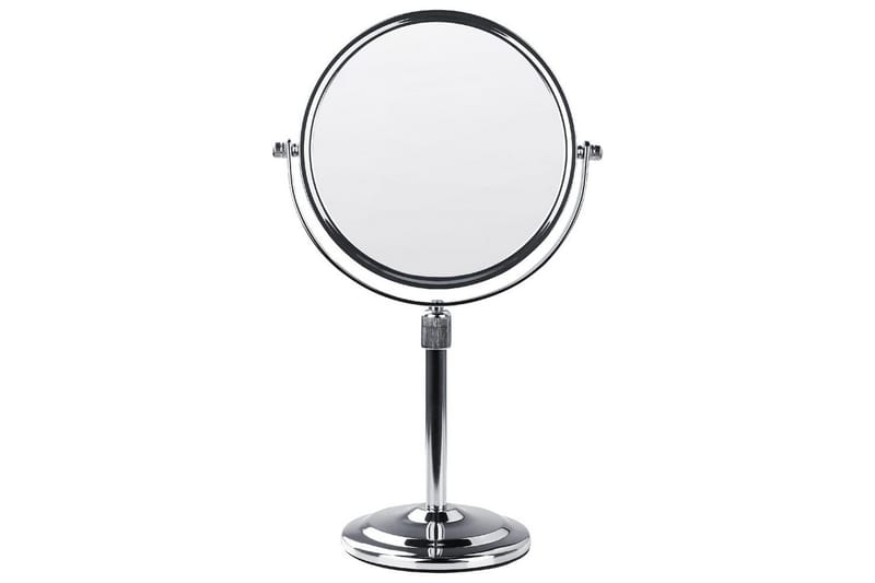 Sminkspegel Beliani Aveyron Guld Silver - Talo & remontointi - Keittiö & kylpyhuone - Kylpyhuone - Kylpyhuonetarvikkeet