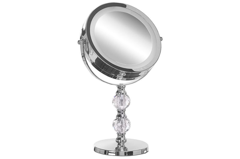 Sminkspegel Beliani Claira Guld Silver - Talo & remontointi - Keittiö & kylpyhuone - Kylpyhuone - Kylpyhuonetarvikkeet