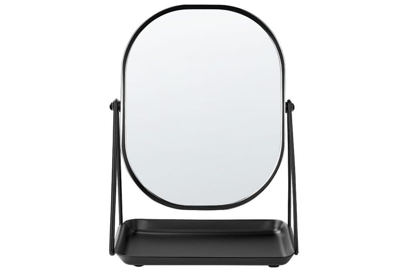 Sminkspegel Beliani Correze Guld/svart Black - Talo & remontointi - Keittiö & kylpyhuone - Kylpyhuone - Kylpyhuonetarvikkeet