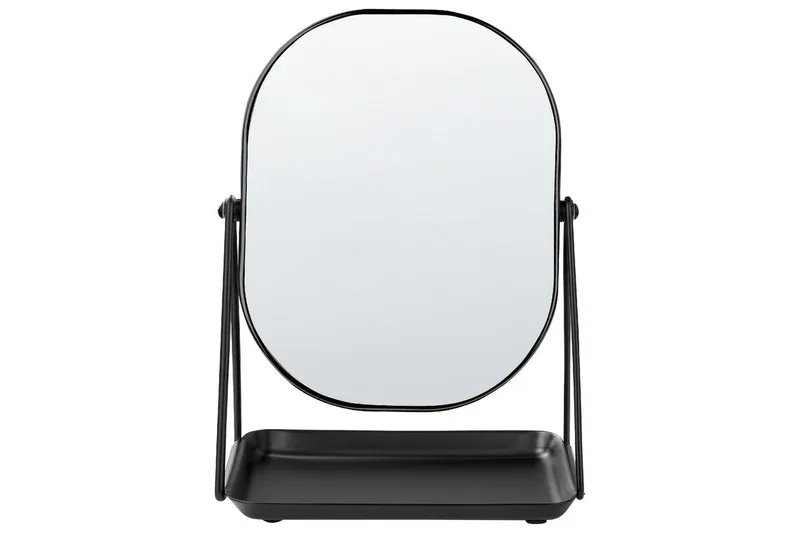 Sminkspegel Beliani Correze Guld/svart Black, undefined