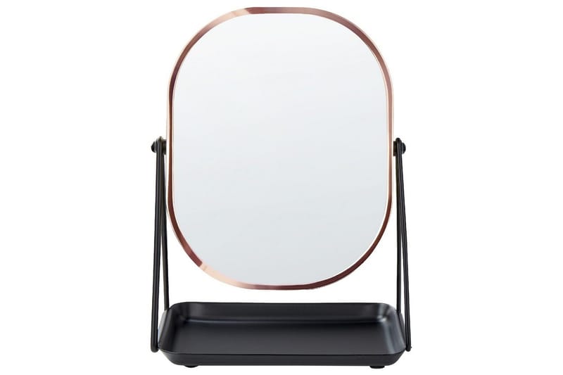 Sminkspegel Beliani Correze Guld/svart Rose||Black - Talo & remontointi - Keittiö & kylpyhuone - Kylpyhuone - Kylpyhuonetarvikkeet
