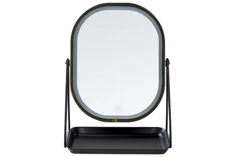 Sminkspegel Beliani Dordogne Guld/svart GOLD||Black, undefined