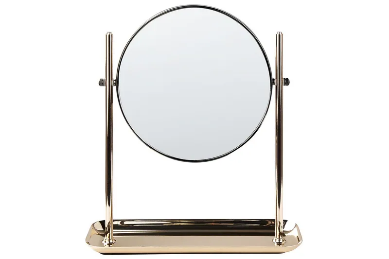 Sminkspegel Beliani Finistere GOLD||Black, undefined