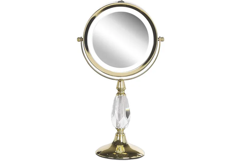 Sminkspegel Beliani Maury Guld GOLD VALUE_MISSING_2, undefined