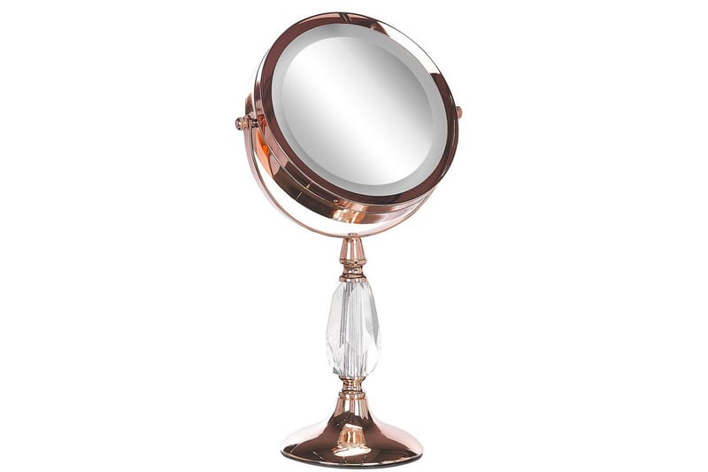 Sminkspegel Beliani Maury Guld GOLD VALUE_MISSING_3 - Talo & remontointi - Keittiö & kylpyhuone - Kylpyhuone - Kylpyhuonetarvikkeet