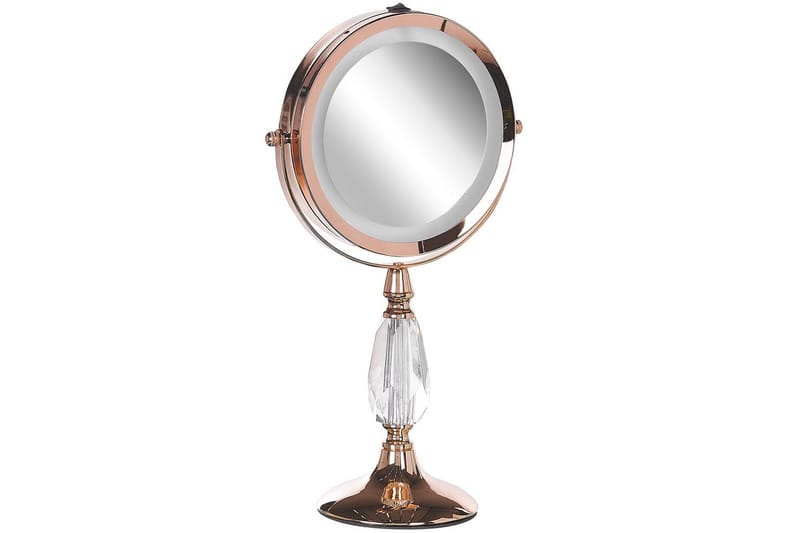 Sminkspegel Beliani Maury Guld GOLD VALUE_MISSING_3 - Talo & remontointi - Keittiö & kylpyhuone - Kylpyhuone - Kylpyhuonetarvikkeet