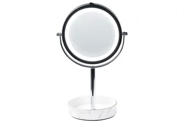 Sminkspegel Beliani Savoie Guld/Svart Silver||White - Talo & remontointi - Keittiö & kylpyhuone - Kylpyhuone - Kylpyhuonetarvikkeet