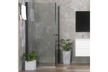 Bathlife Mångsidig Suihkukulma Suora Ovi | Suora ovi musta - 880 + 0100 cm - Talo & remontointi - Keittiö & kylpyhuone - Kylpyhuone - Suihkukalusteet - Suihkuseinät