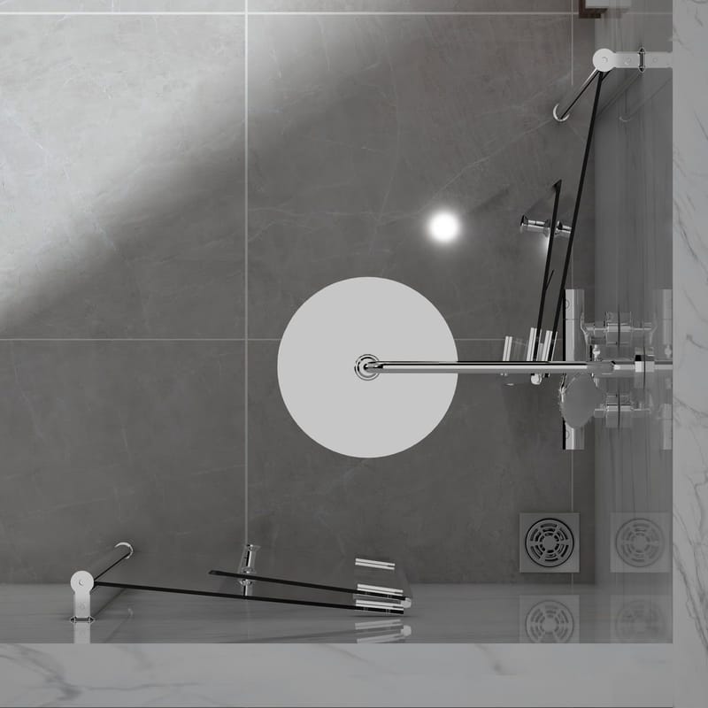 Bathlife Vikbar -suihkunurkka 900 mm - Talo & remontointi - Keittiö & kylpyhuone - Kylpyhuone - Suihkukalusteet - Suihkuseinät