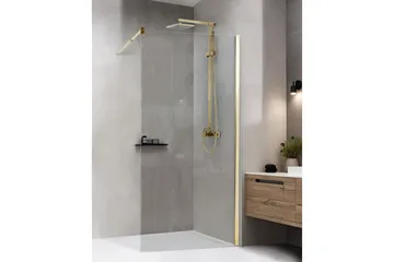 Duschskärm GOLD 100x100x190 cm - Talo & remontointi - Keittiö & kylpyhuone - Kylpyhuone - Suihkukalusteet - Suihkuseinät