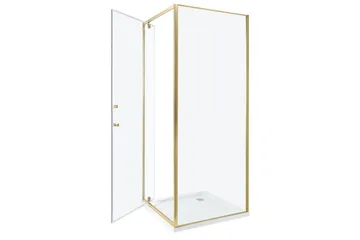 Duschväggar GOLD, Offwhite 70x70x185 cm - Talo & remontointi - Keittiö & kylpyhuone - Kylpyhuone - Suihkukalusteet - Suihkuseinät