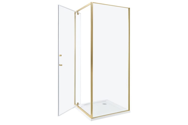 Duschväggar GOLD, Offwhite 70x70x185 cm - Talo & remontointi - Keittiö & kylpyhuone - Kylpyhuone - Suihkukalusteet - Suihkuseinät
