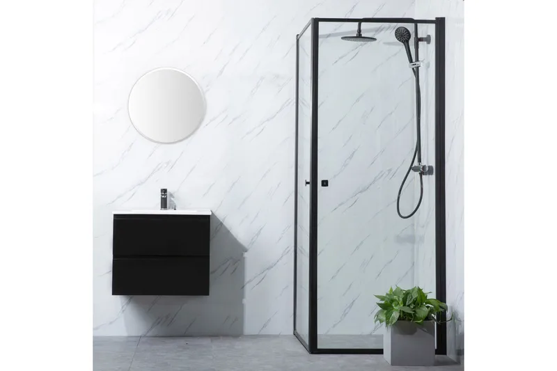 Profil Bathlife -suihkunurkka suora ovi 80 cm + suora ovi 100 cm