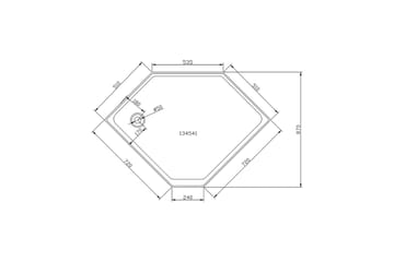 Suihkukaappi Ideal 90x90 cm Elegant - Valkoinen - Talo & remontointi - Keittiö & kylpyhuone - Kylpyhuone - Suihkukalusteet - Suihkukaapit