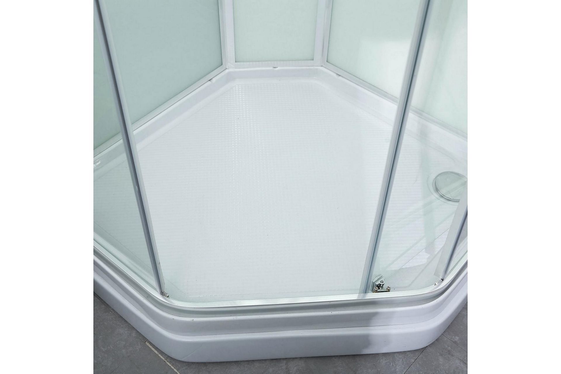 Suihkukaappi Ideal 90x90 cm Elegant - Valkoinen - Talo & remontointi - Keittiö & kylpyhuone - Kylpyhuone - Suihkukalusteet - Suihkukaapit