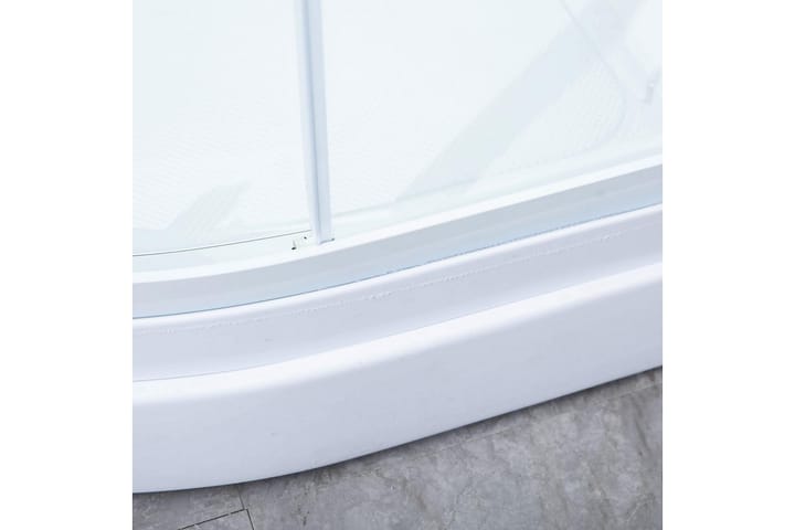 Suihkukaappi Ideal 90x90 cm Pyöreä - Valkoinen - Suihkukaapit