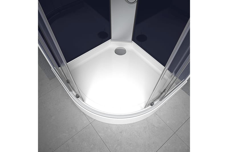 Suihkukaappi Tobol 84x84 cm - Turkoosi/Hopea - Talo & remontointi - Keittiö & kylpyhuone - Kylpyhuone - Suihkukalusteet - Suihkukaapit