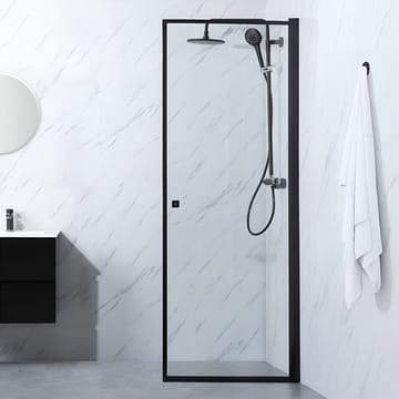 Suihkuovi Bathlife Profil, suora ovi 70, musta - Bathlife - Talo & remontointi - Keittiö & kylpyhuone - Kylpyhuone - Suihkukalusteet - Suihkukulmat