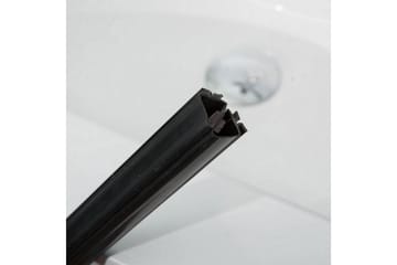 Suihkuovi Bathlife Profiili Suora 70 Ovi Musta - Musta - Talo & remontointi - Keittiö & kylpyhuone - Kylpyhuone - Suihkukalusteet - Suihkukulmat