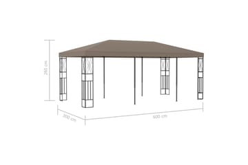 Huvimaja 6x3 m harmaanruskea kangas - Taupe - Talo & remontointi - Keittiö & kylpyhuone - Kylpyhuone - Suihkukalusteet - Suihkuovi